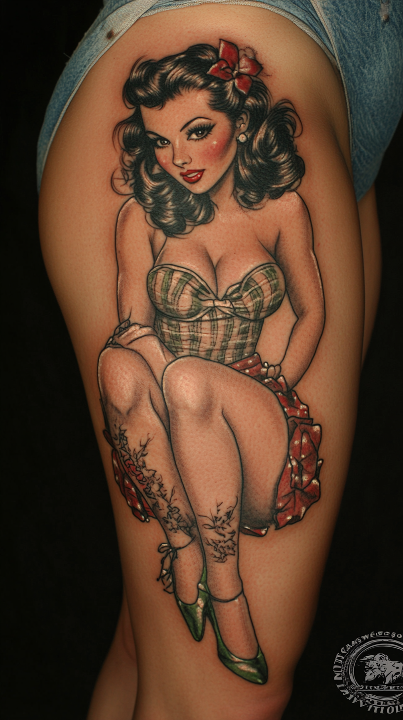 Modern Interpretations of Vintage Pin-Up Tattoos