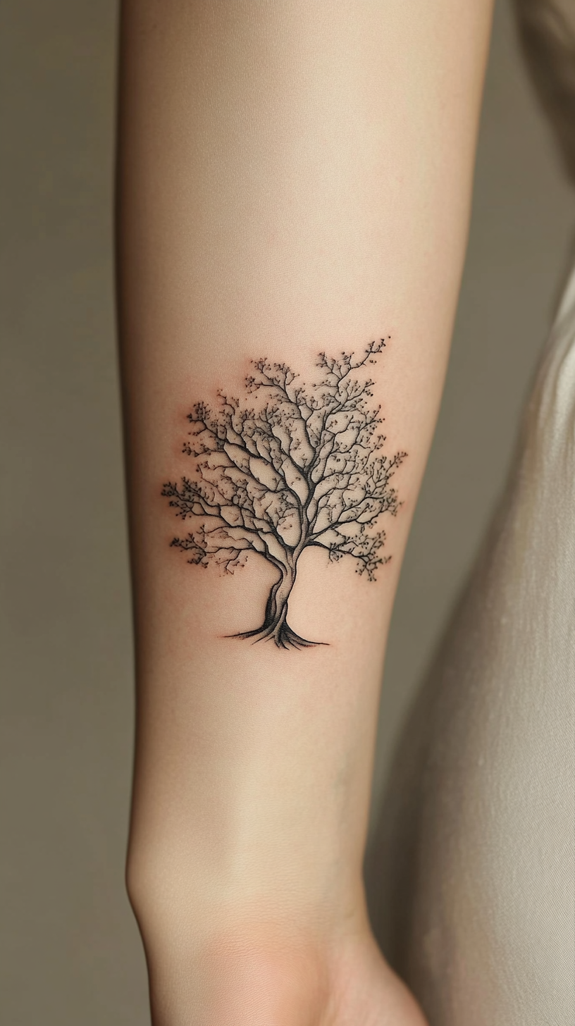 Wrist and Forearm Family Tattoos