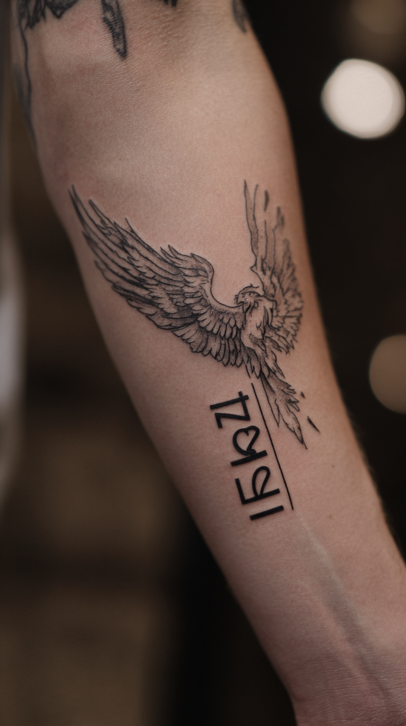 Minimalist Angel Tattoo Designs: Subtle Spirituality