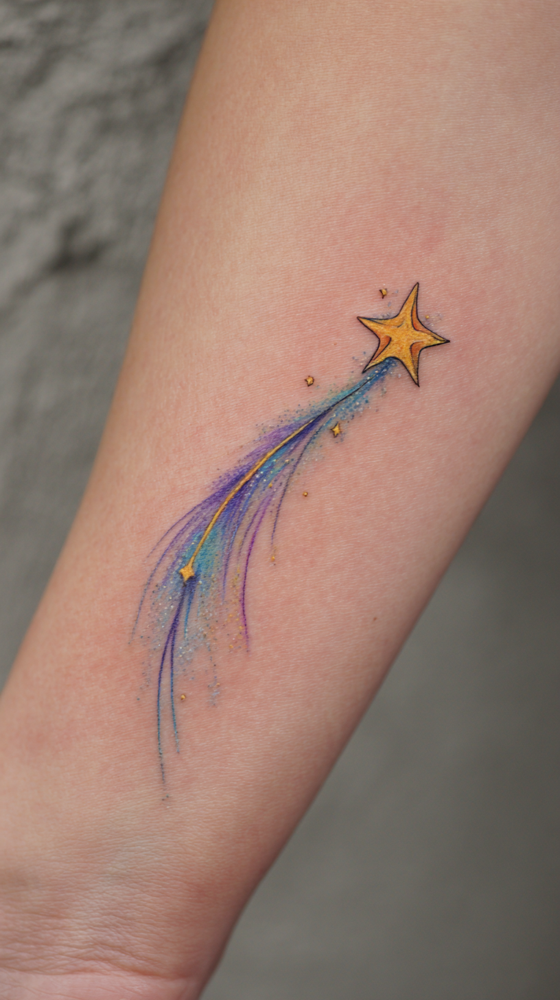 Shooting Star Tattoos