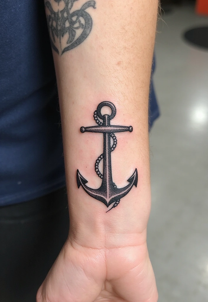 21+ Small Tattoo Ideas With Meaning That Will Inspire You - 13. Meaningful Anchor