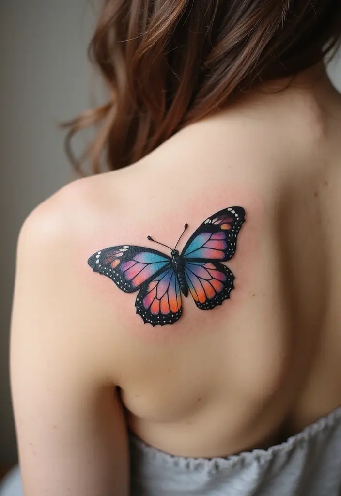 21+ Small Tattoo Ideas With Meaning That Will Inspire You - 15. Artistic Butterfly