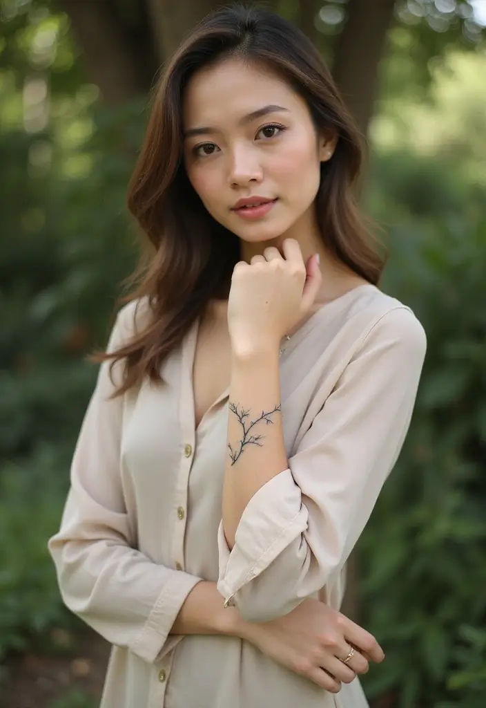 22+ Small Tattoo Ideas For Women: Cute & Meaningful Designs - 11. Delicate Vine