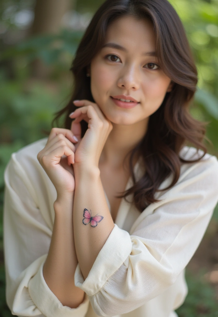 24+ Small Tattoo Ideas Women Love In 2025 - 14. Minimalist Butterfly