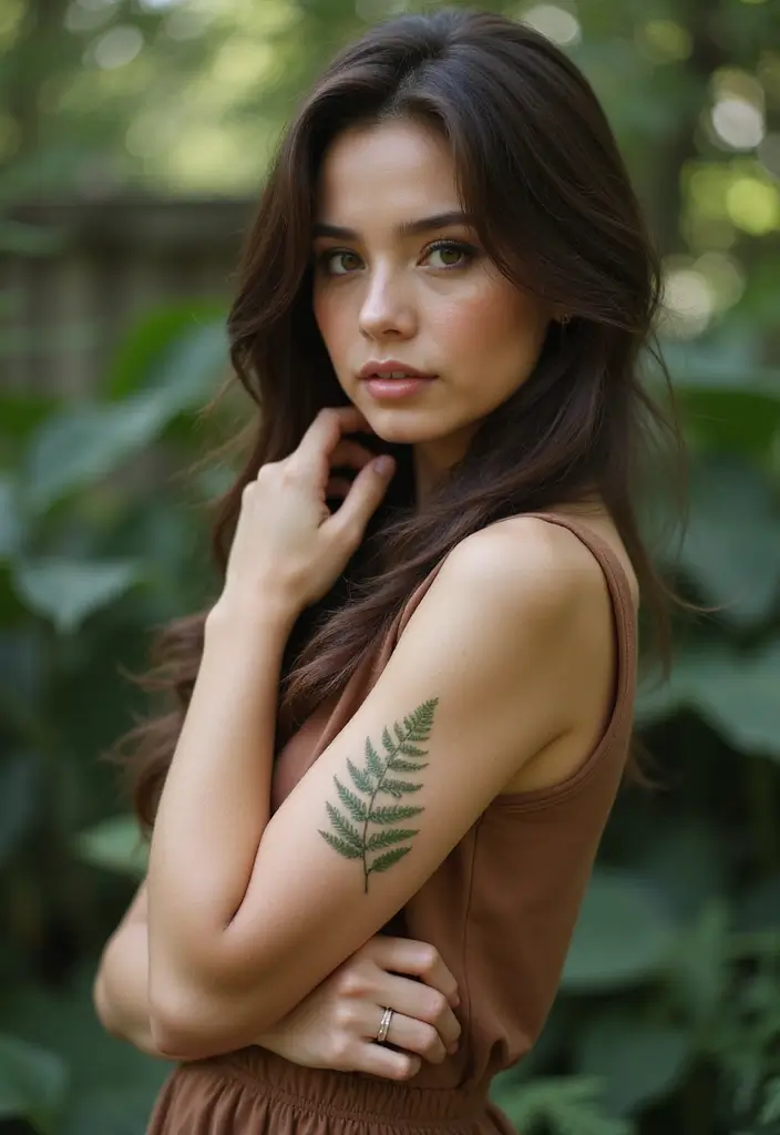 24+ Small Tattoo Ideas Women Love In 2025 - 15. Fern Frond