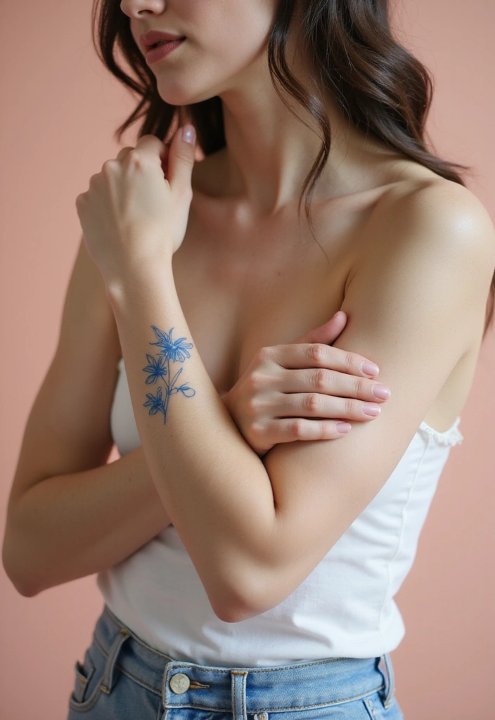24+ Small Tattoo Ideas Women Love In 2025 - 16. Tiny Bluebell