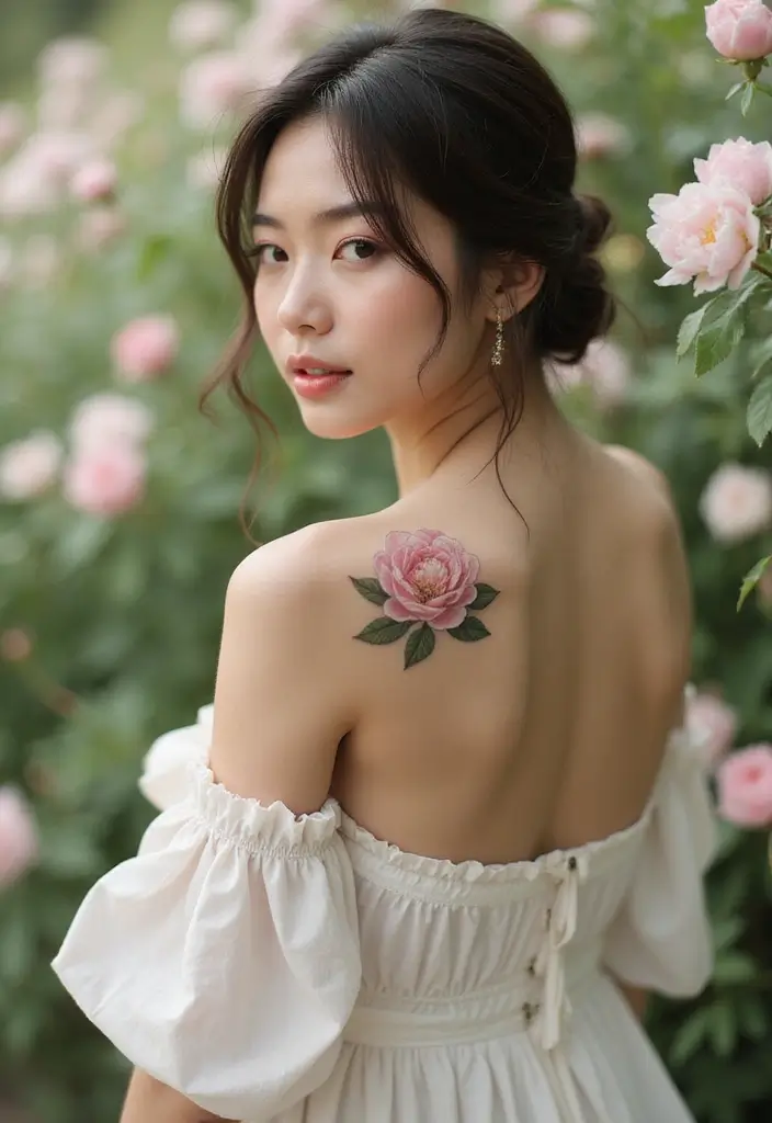 24+ Small Tattoo Ideas Women Love In 2025 - 17. Delicate Peony