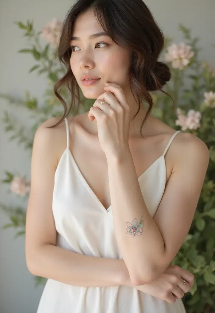 24+ Small Tattoo Ideas Women Love In 2025 - 20. Minimalist Gardenia