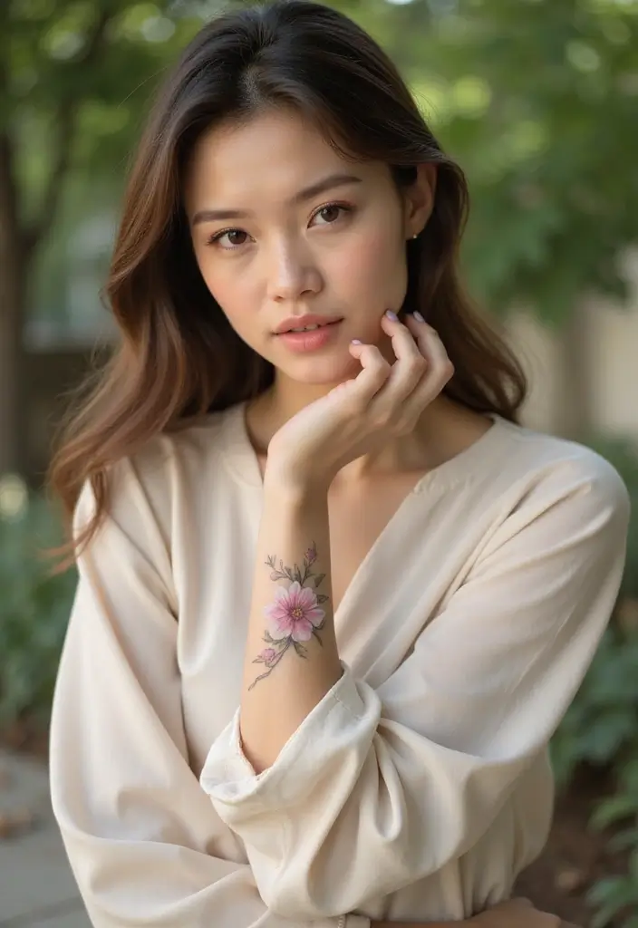 24+ Small Tattoo Ideas Women Love In 2025 - 22. Simple Magnolia