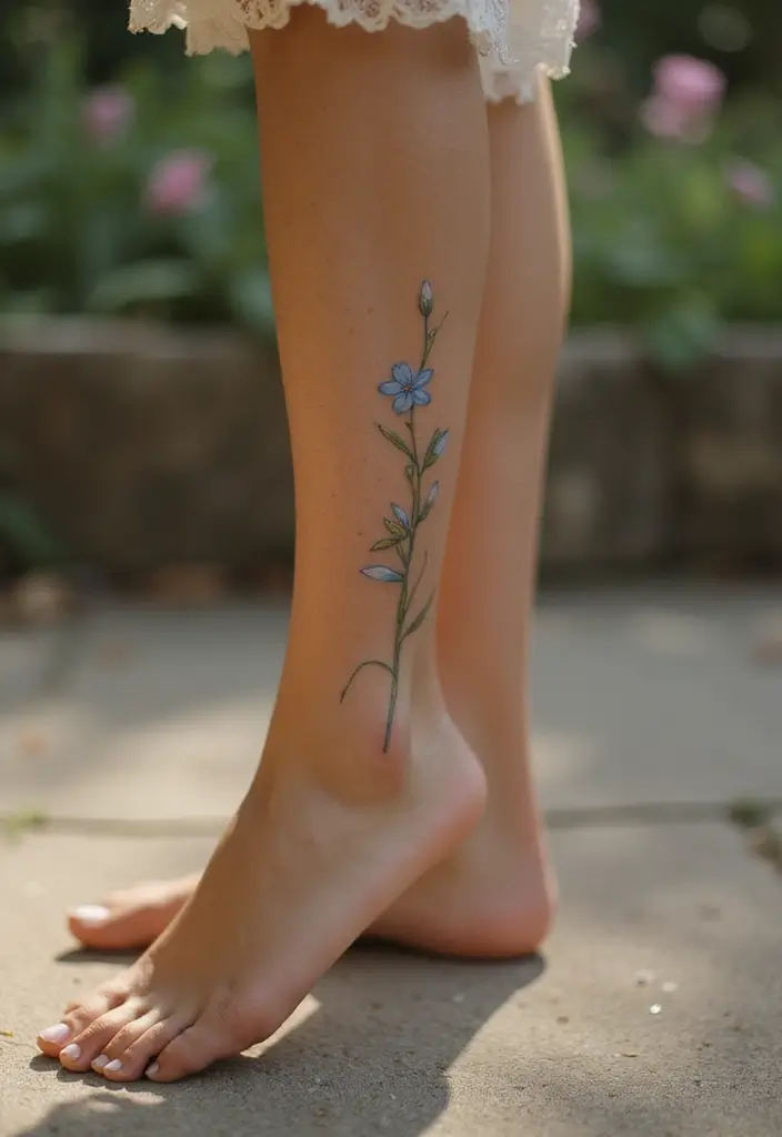 24+ Small Tattoo Ideas Women Love In 2025 - 23. Tiny Myosotis