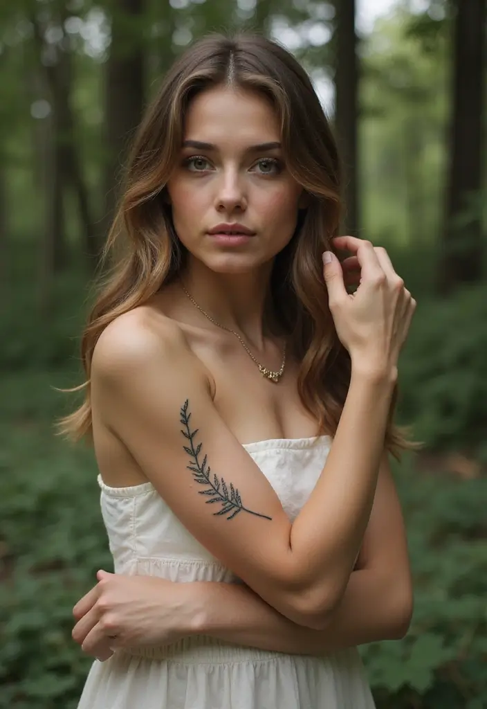 24+ Small Tattoo Ideas Women Love In 2025 - 4. Simple Fern