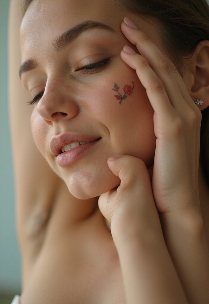 25+ Small Tattoo Ideas For Women: Simple Arm Placement - 1. Tiny Rose Bud