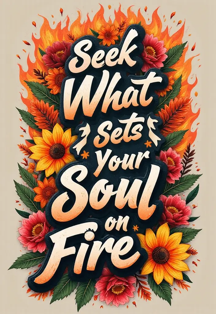 27+ Quote Tattoos For Women: Words That Empower & Inspire - 12. 'Seek What Sets Your Soul on Fire'