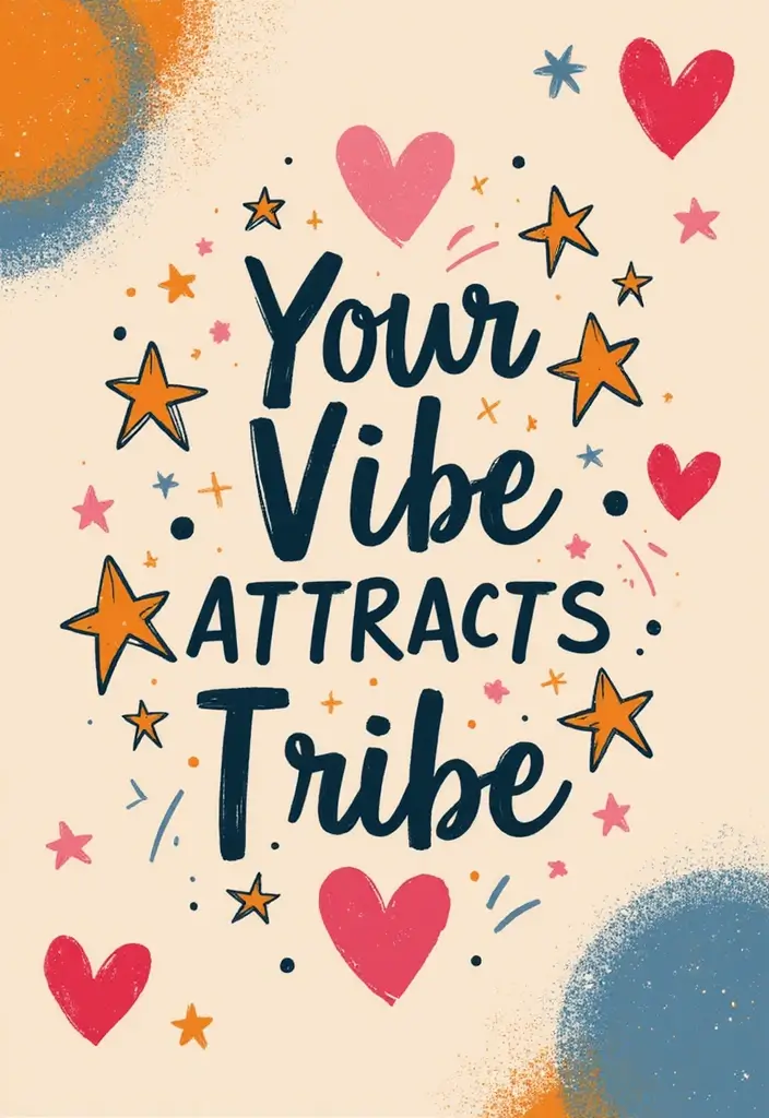 27+ Quote Tattoos For Women: Words That Empower & Inspire - 13. 'Your Vibe Attracts Your Tribe'