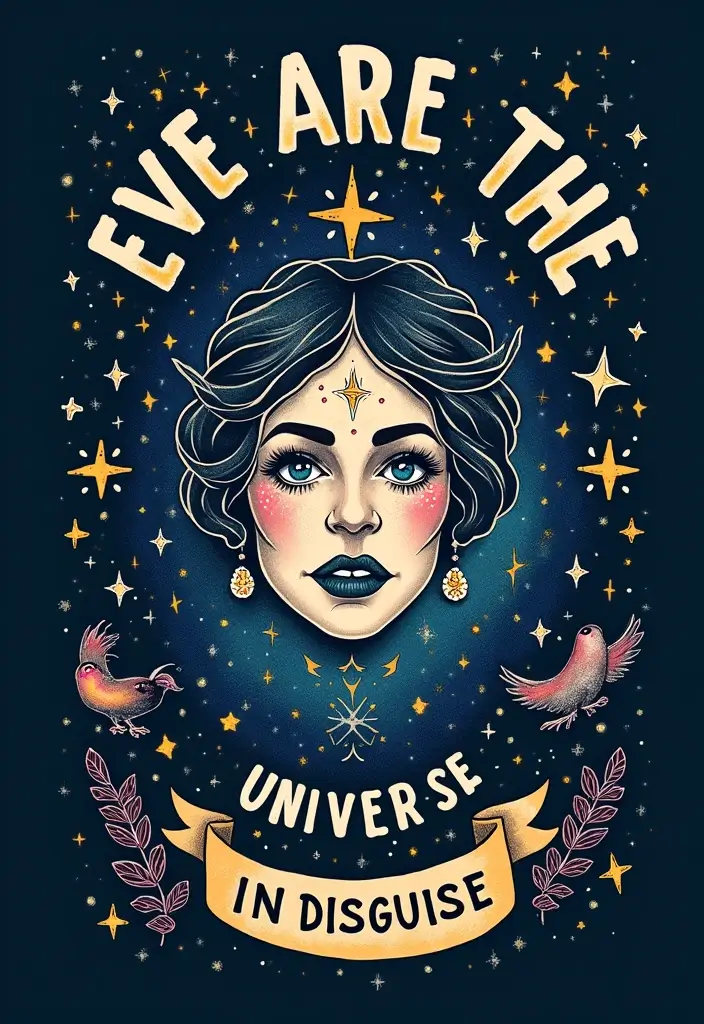 27+ Quote Tattoos For Women: Words That Empower & Inspire - 16. 'You Are the Universe in Disguise'