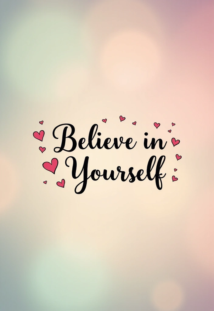27+ Quote Tattoos For Women: Words That Empower & Inspire - 18. 'Believe in Yourself'