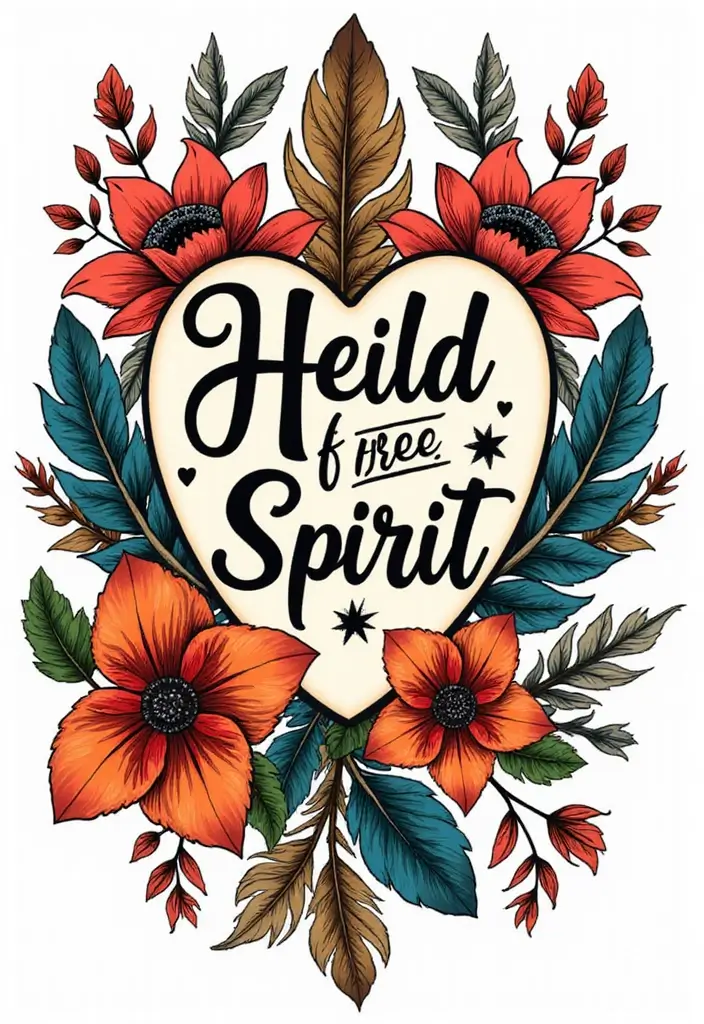 27+ Quote Tattoos For Women: Words That Empower & Inspire - 19. 'Wild Heart, Free Spirit'