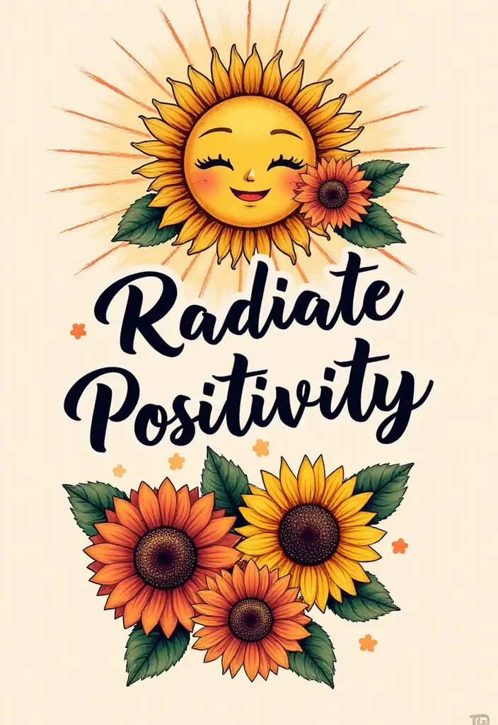27+ Quote Tattoos For Women: Words That Empower & Inspire - 26. 'Radiate Positivity'