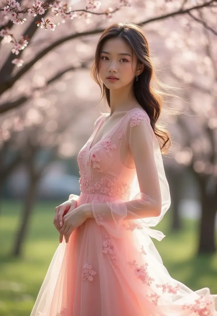 28+ Sleeve Tattoos For Women: Creative Full Arm Designs - 18. Charming Cherry Blossoms
