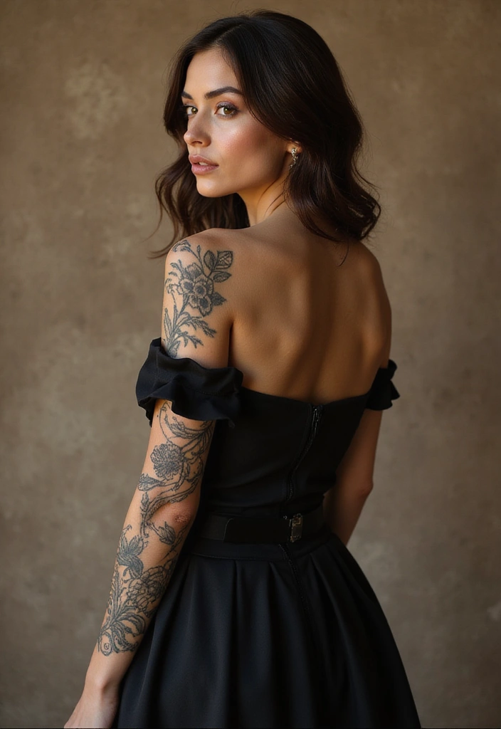 28+ Sleeve Tattoos For Women: Creative Full Arm Designs - 19. Floral Lace Patterns