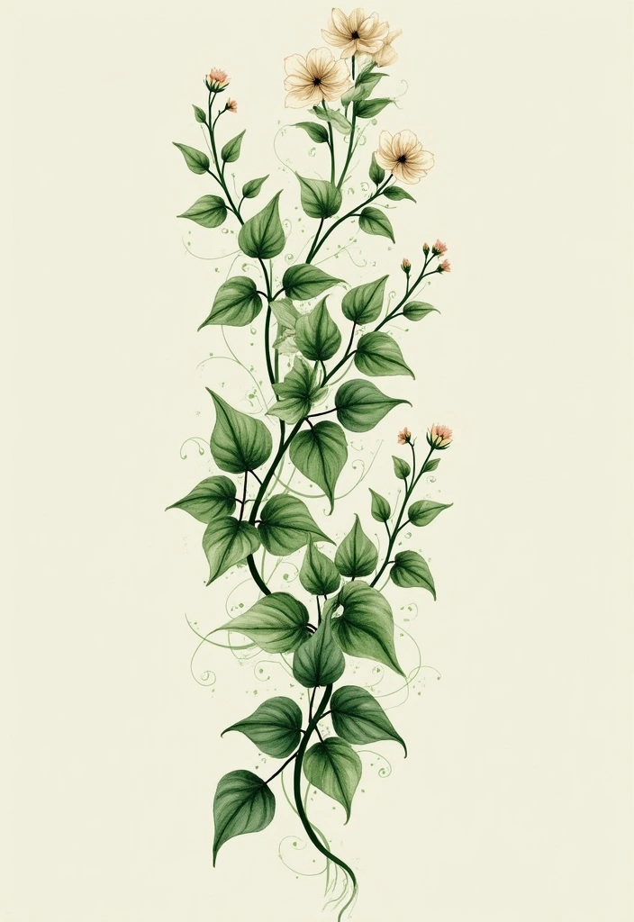 31+ Tattoos For Women Half Sleeve: Stunning Artistic Concepts - 18. Vine & Ivy