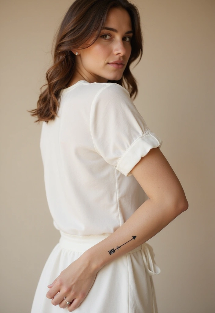 33+ Tattoos For Women Meaningful: Ideas With Deep Symbolism - 15. Arrow