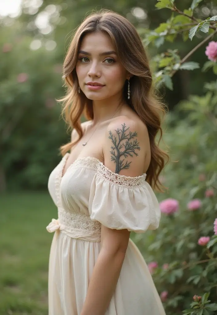 35+ Shoulder Tattoo Ideas For Women: Elegant & Chic Choices - 20. Climbing Vines