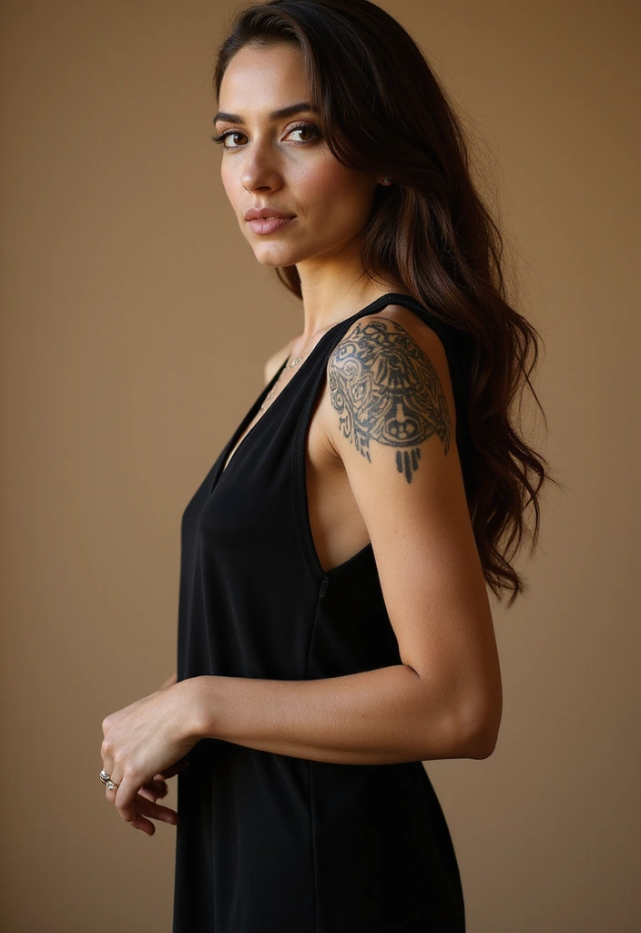 35+ Shoulder Tattoo Ideas For Women: Elegant & Chic Choices - 22. Tribal Patterns