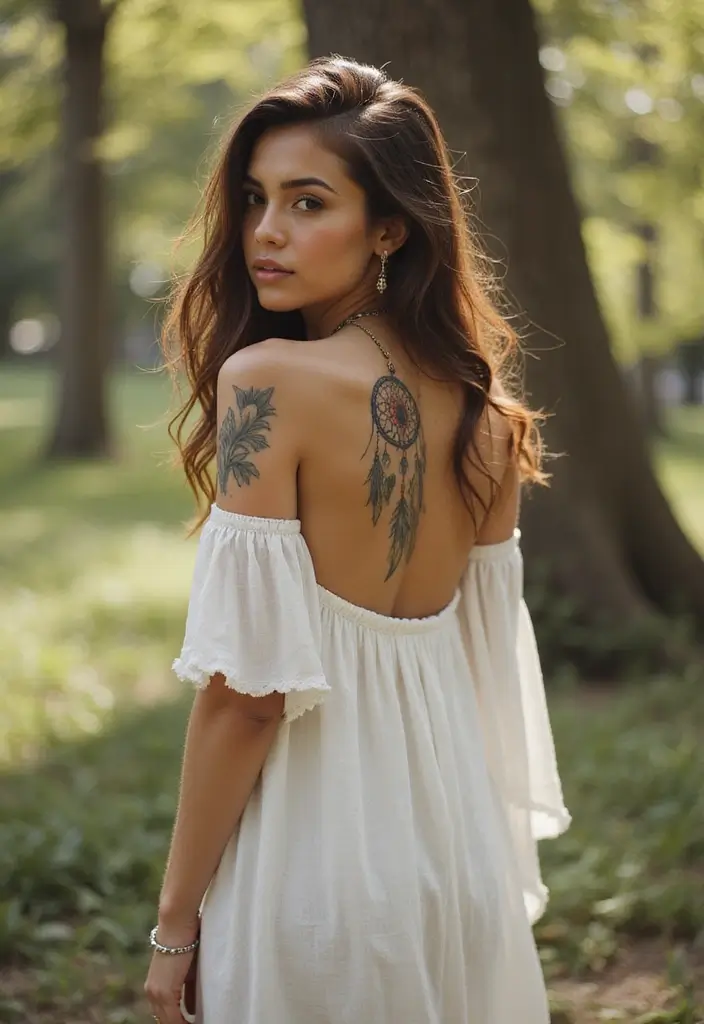35+ Shoulder Tattoo Ideas For Women: Elegant & Chic Choices - 29. Dreamcatchers
