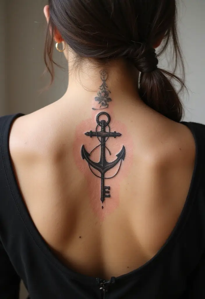 38+ Spine Tattoos For Women Unique: Standout Designs For Your Back - 13. Personal Symbols