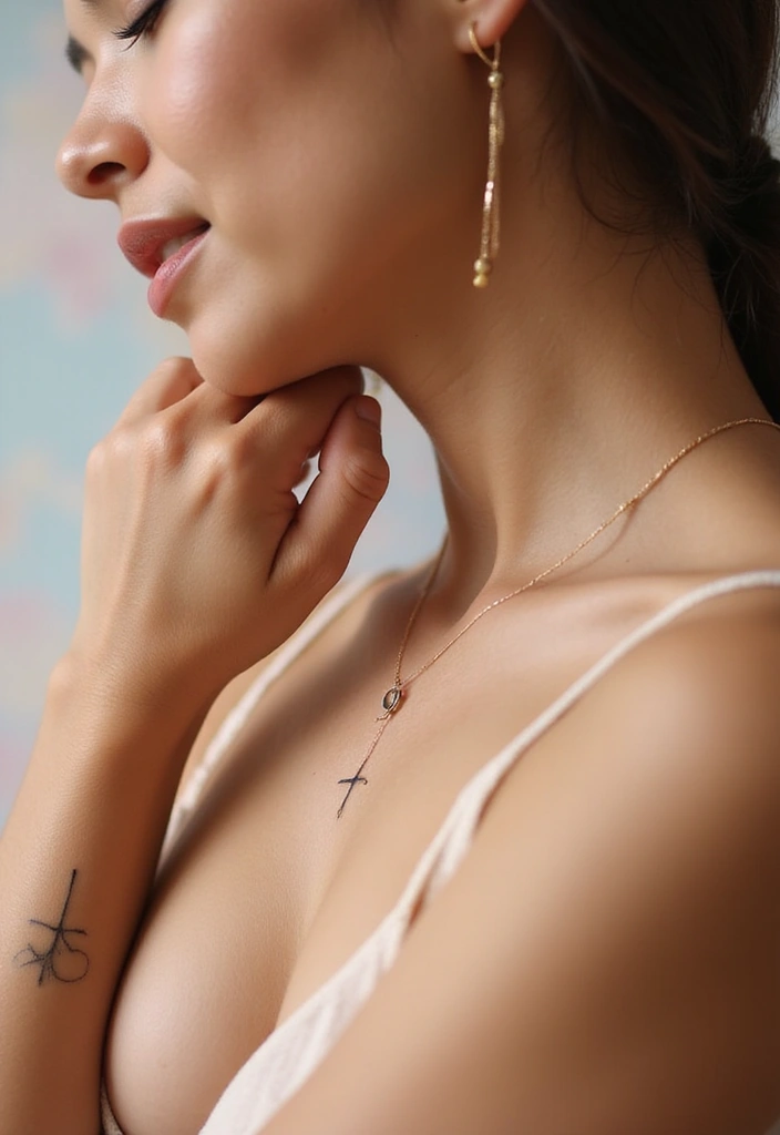 42+ Small Cross Tattoos For Women: Minimalist Faith Symbols - 4. Infinity Cross Tattoo
