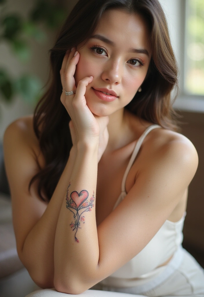 43+ Small Christian Tattoos For Women: Meaningful Spiritual Ink - 17. Surrendered Heart