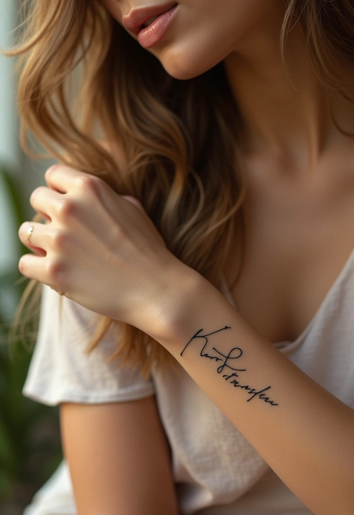44+ Christian Tattoos For Women Unique: Creative Faith-Based Designs - 26. Personalized Coordinates