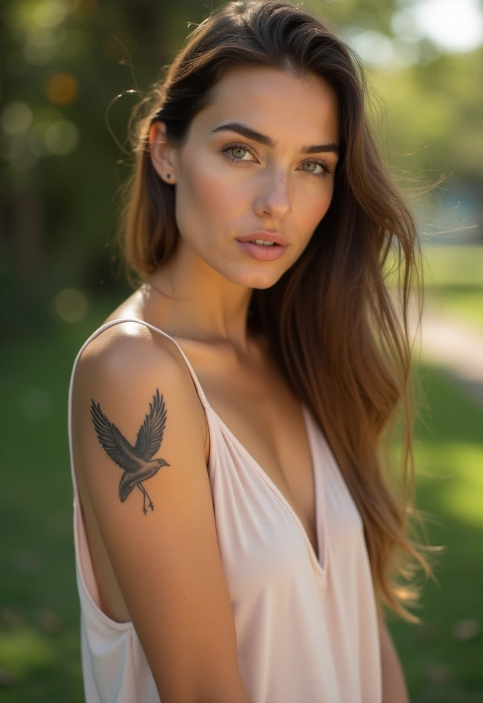 44+ Christian Tattoos For Women Unique: Creative Faith-Based Designs - 32. Minimalist Bird