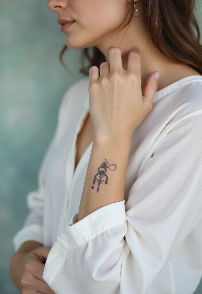44+ Christian Tattoos For Women Unique: Creative Faith-Based Designs - 39. Spiritual Lock and Key
