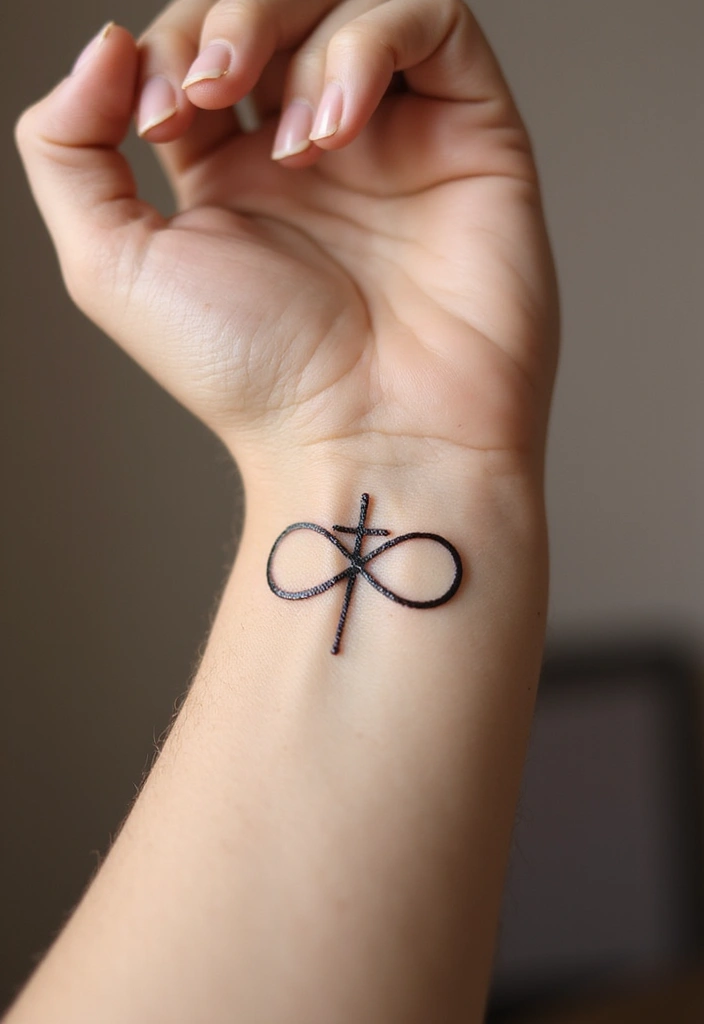 44+ Christian Tattoos For Women Unique: Creative Faith-Based Designs - 6. The Infinity Symbol