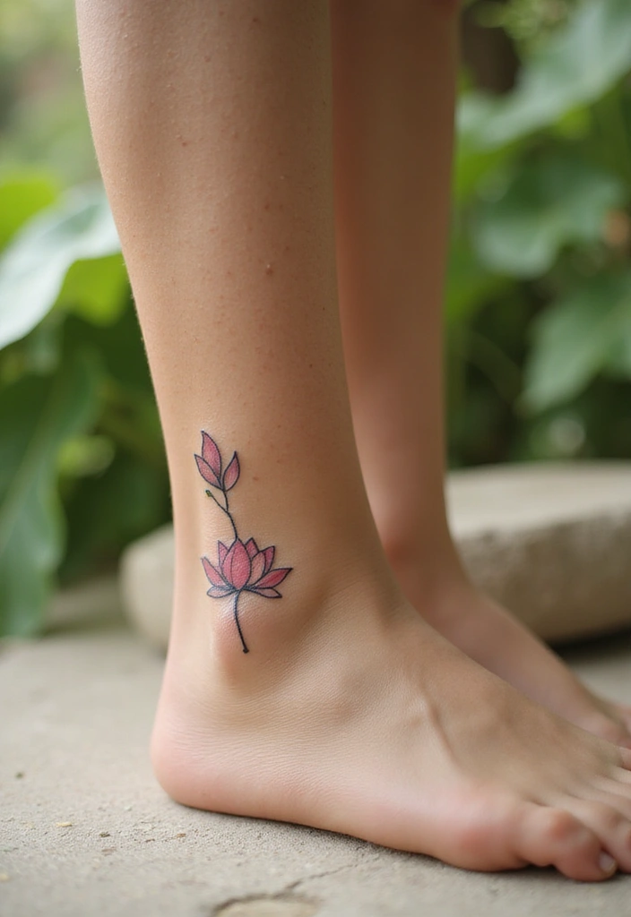 44+ Christian Tattoos For Women Unique: Creative Faith-Based Designs - 7. Lotus Flower with Scripture