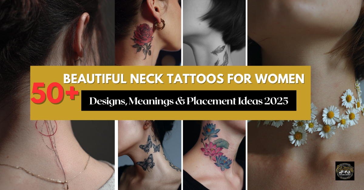 Beautiful Neck Tattoos for Women