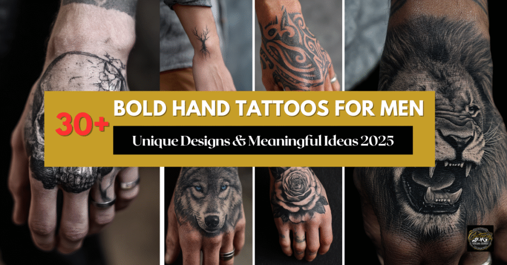 Bold Hand Tattoos for Men