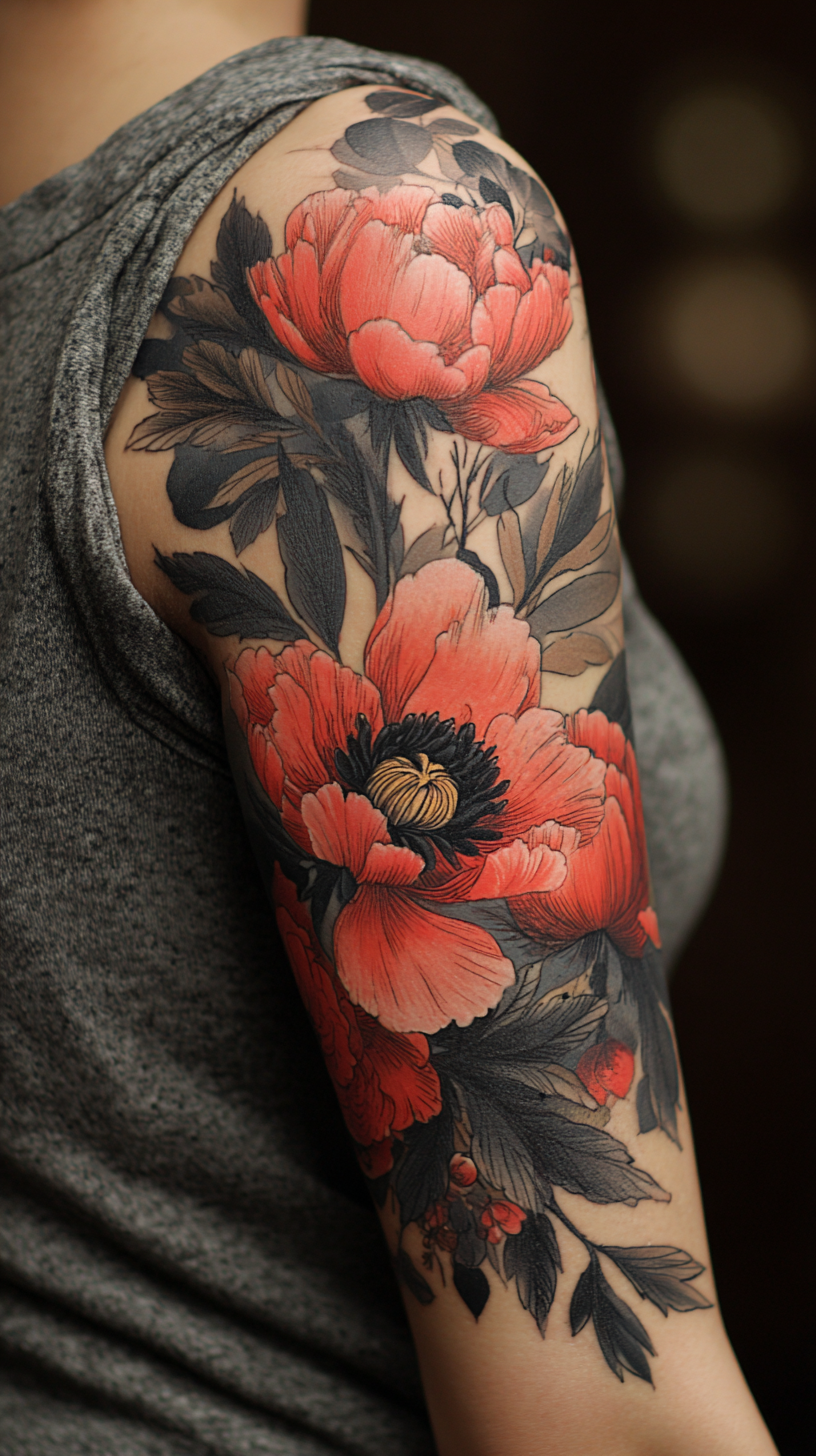 3D Sleeve Tattoo