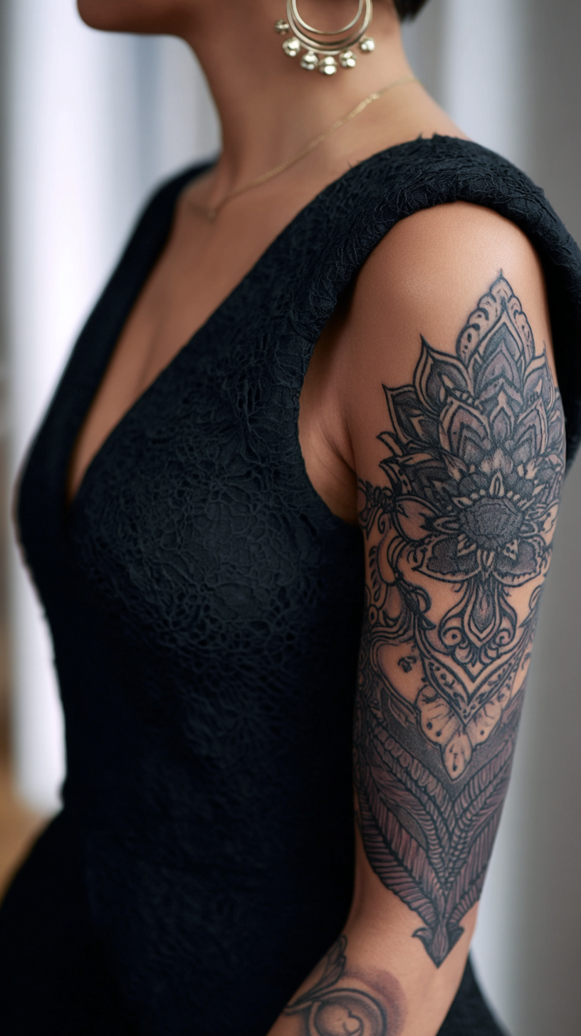 Black Arm Tattoo