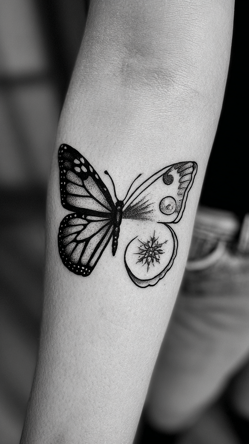 Butterfly tattoo ideas by color and meaning
