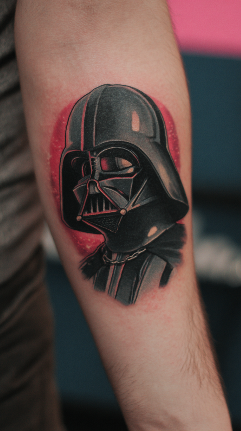 Darth Vader Dad Tattoo