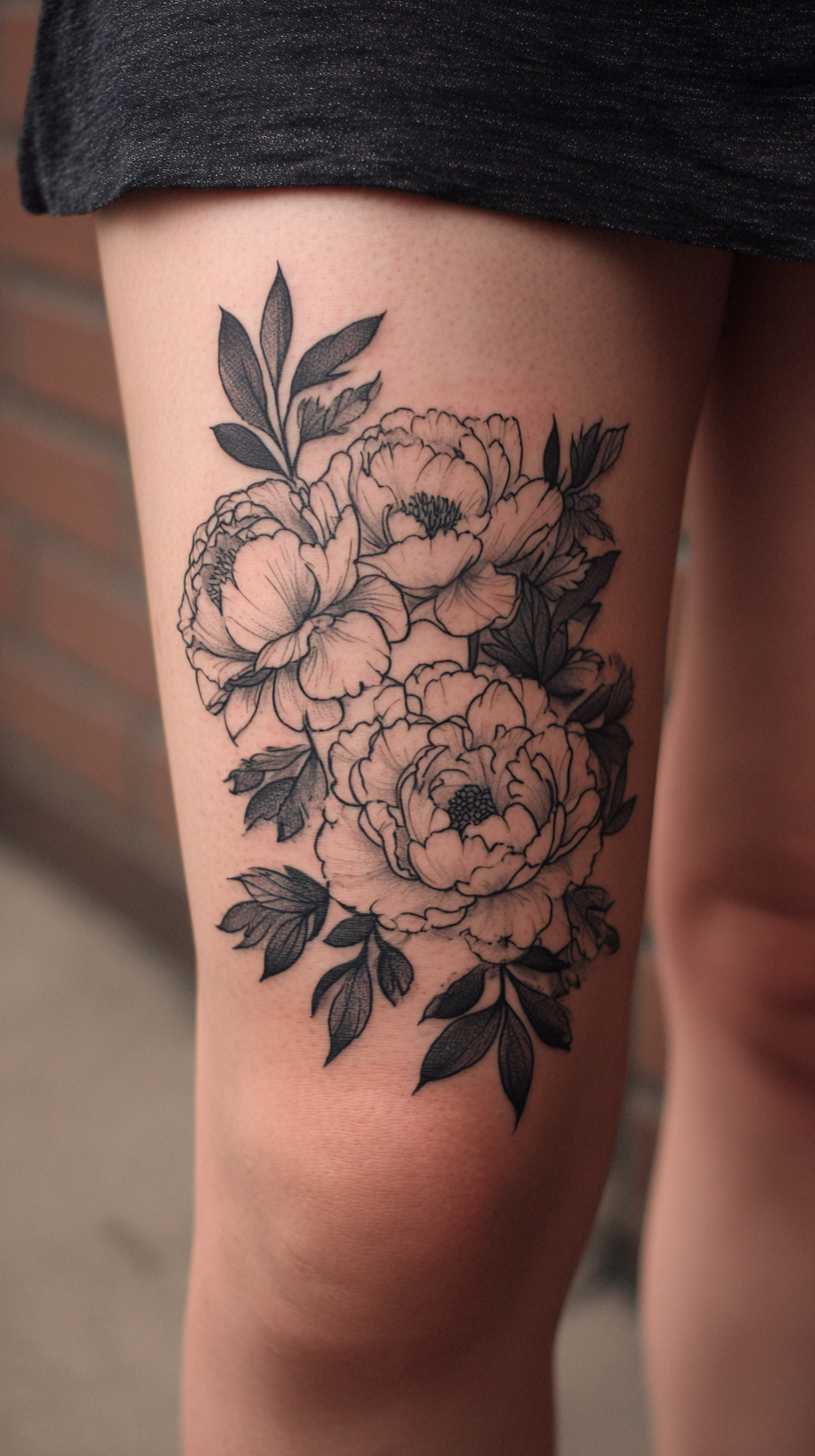 Floral and botanical tattoos