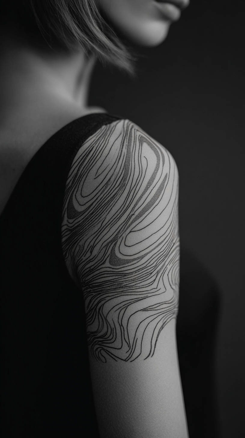 Curved lines