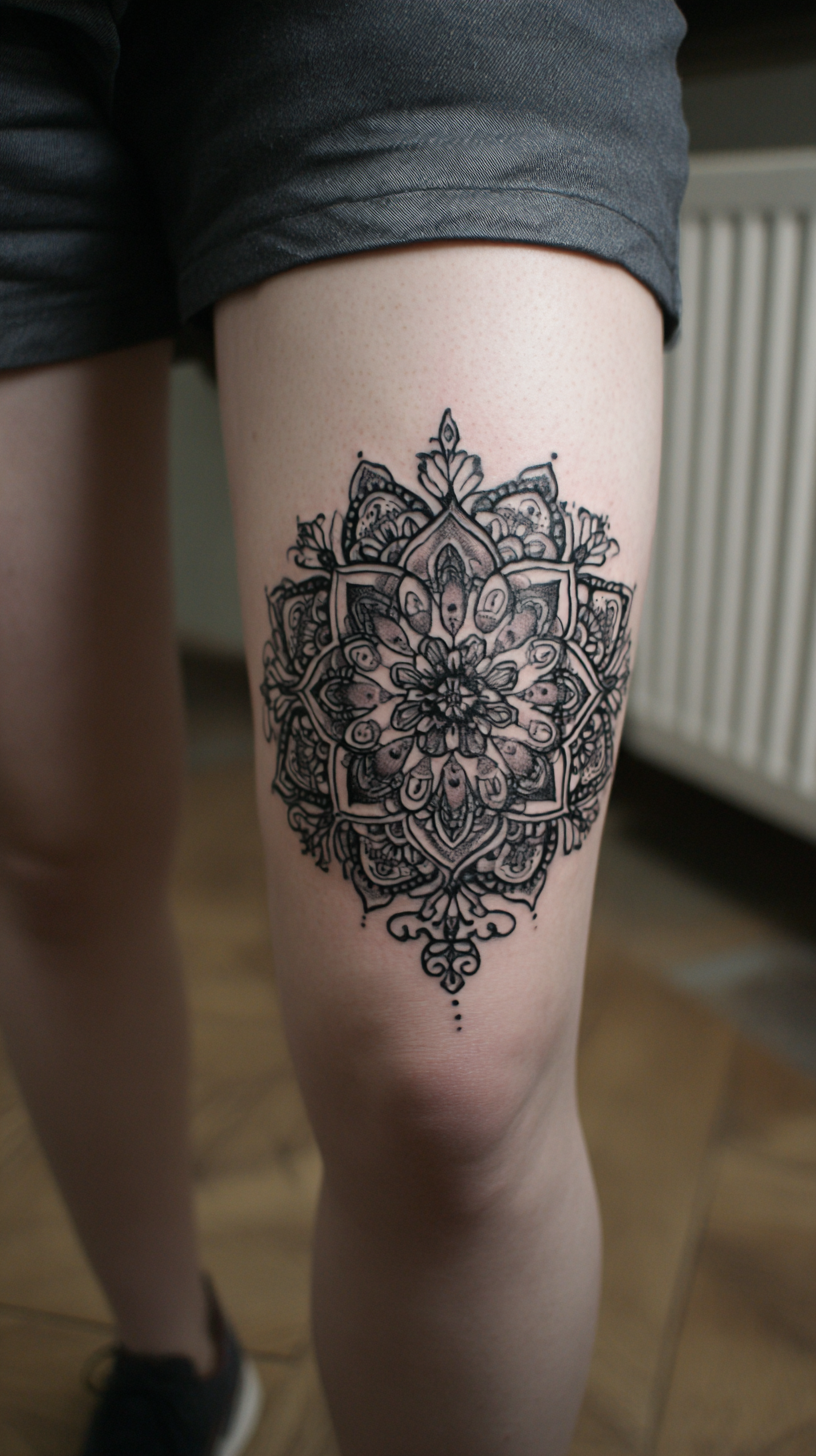 Geometric and mandala tattoos