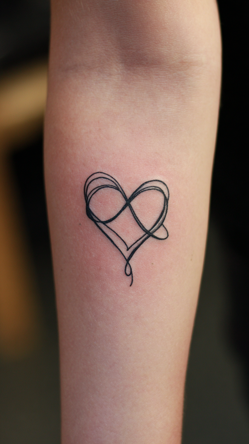 Infinity Heart Tattoos