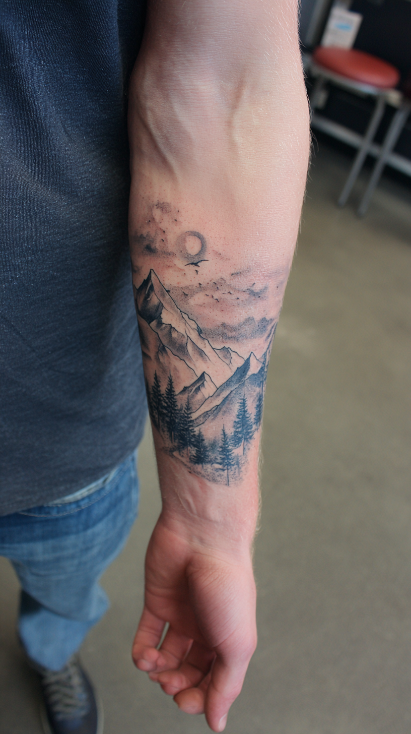 Mountains tattoos