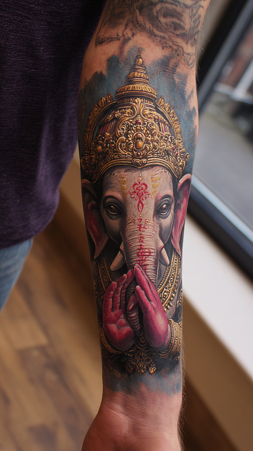 Religious Arm Tattoos