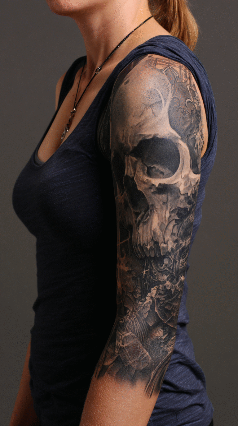 40+ Stunning Girly Sleeve Tattoo Ideas for Women: Feminine Designs That ...